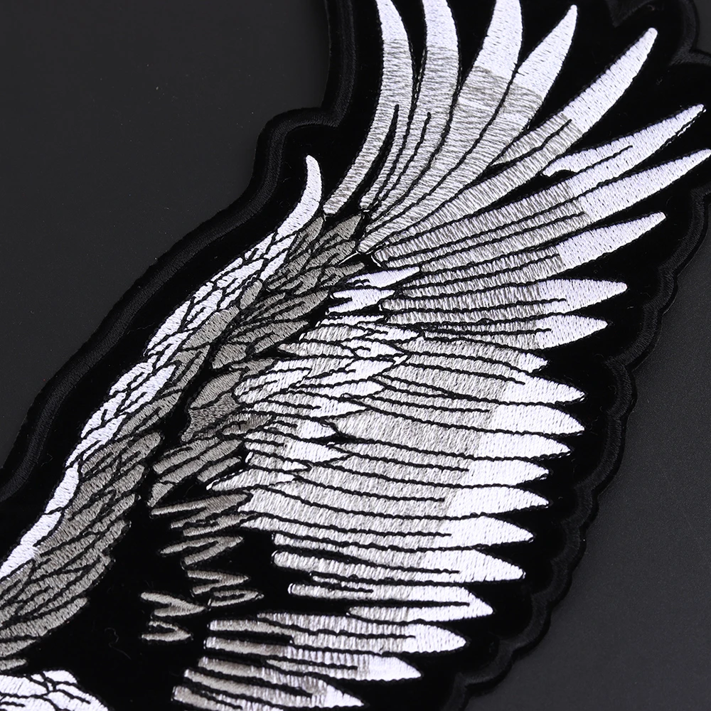 Large eagle embroidery patches cowboy motorcycle coat motorcycle rock DIY decoration badge high quality sticker iron on clothes