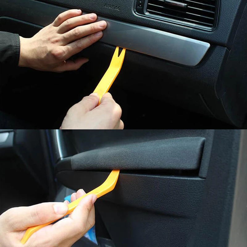 4Pcs Portable Auto Car Radio Panel Door Clip Panel Trim Dash Audio Removal Installer Pry Kit Repair Tool Hand Tool by PROSTORMER
