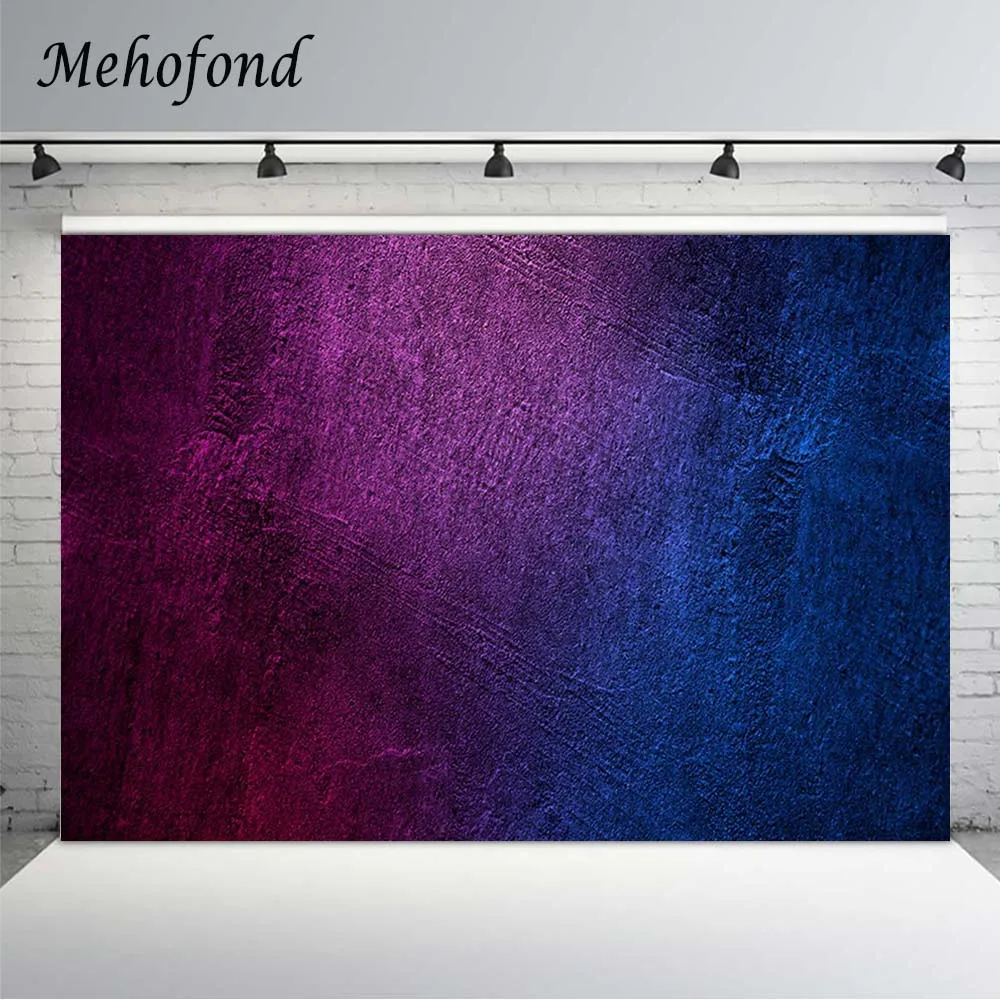 Mehofond Gradient Backdrop Purple Blue Wedding Bride Shower Maternity Portrait Background For Photography Photo Studio Photozone