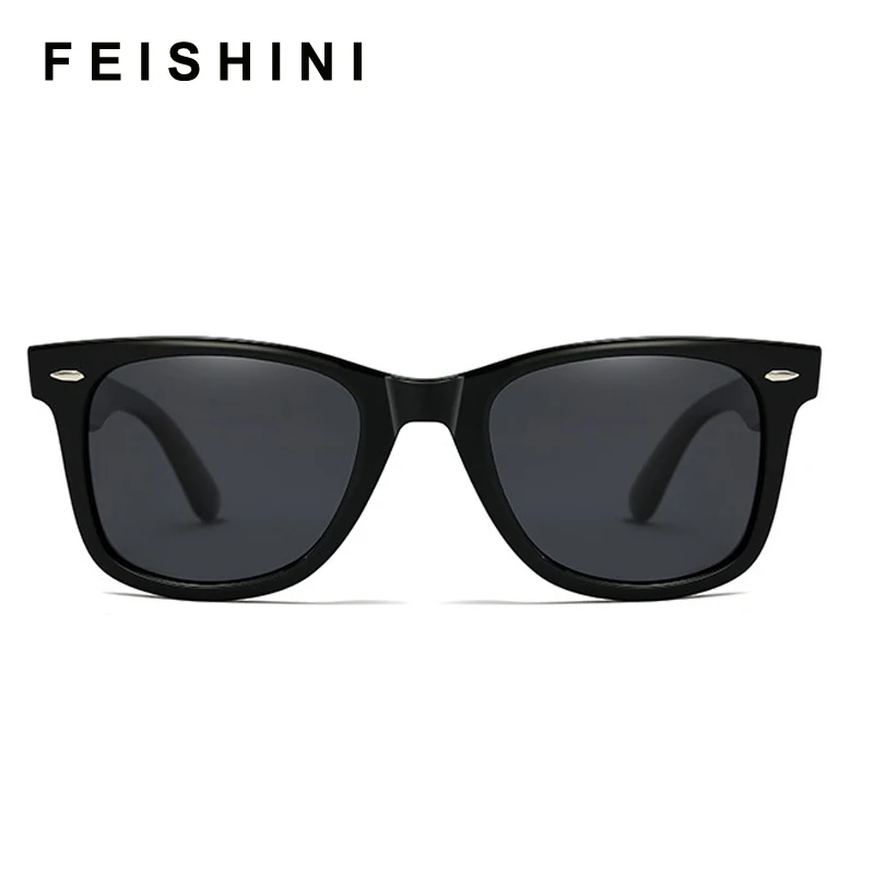 FEISHINI High Quality Butterfly Frame Acetate Sunglasses Women Fashion UV Protector korea Glasses Mens Female Mirror