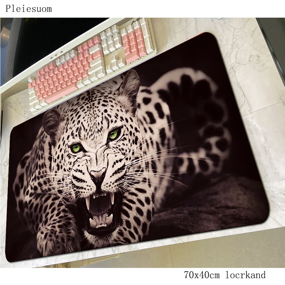 cheetah print mouse pad gamer 3d 70x40cm notbook mouse mat gaming mousepad large Fashion pad mouse PC desk padmouse mats