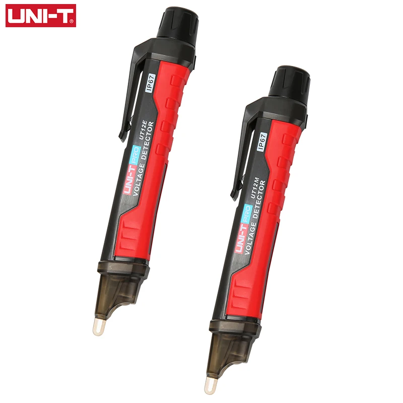 UNI-T AC Voltage Detector Meter UT12E UT12M 24V-1000V Non-Contact Tester Pen Socket Volt Electric Test Pencil