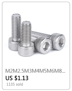 M3-Bolzen, Innensechskantschraube aus Edelstahl 304, M3 x 5, 6, 8, 10, 12, 22, 30, 35, 40, 45 mm Innensechskantschraube, M3-Mutter und Unterlegscheiben – Detail 29