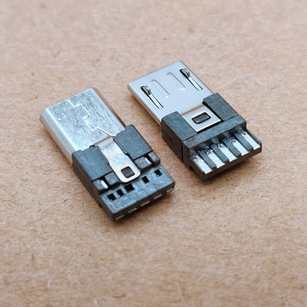 10 micro USB stecker 5-pin Android 5p Mini USB männlichen solder draht weibliche einzelne stecker