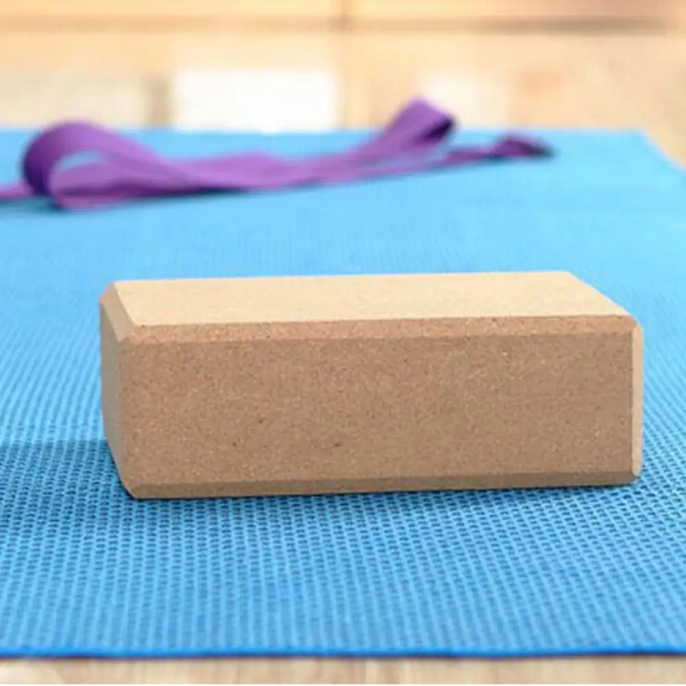 2Pcs Yoga Block High Density Stretching Aid Eco-friendly Natural No Odor Soft Wood Yoga Equipment Brick for Women Men