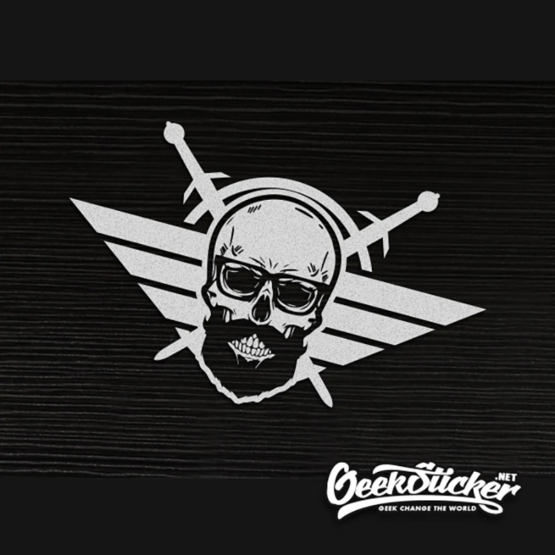 

Водонепроницаемый Светоотражающие 2 шт. корпус для автомобильного стайлинга светоотражающий армии США череп морской пехоты США WW2 винил Ст...