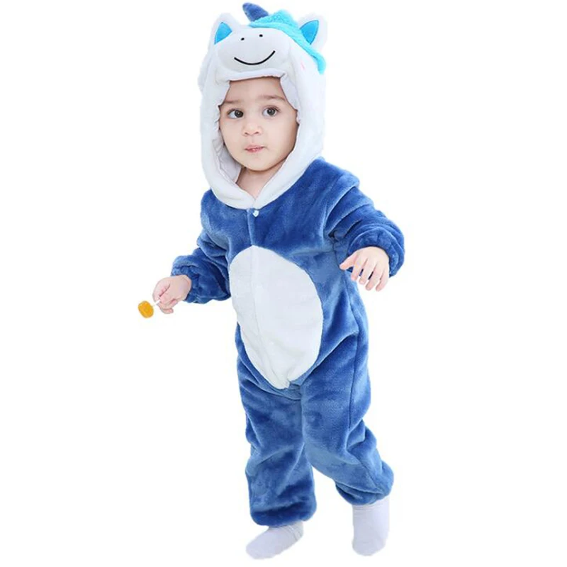 Kid Anime Khủng Long Hóa Nhà Phù Hợp Với Sư Tử 0-3 Tháng Quần Áo Pijama Bebe Rompers Cho Bé Gái Bé Trai Trẻ Mùa Đông bộ Đồ Ngủ