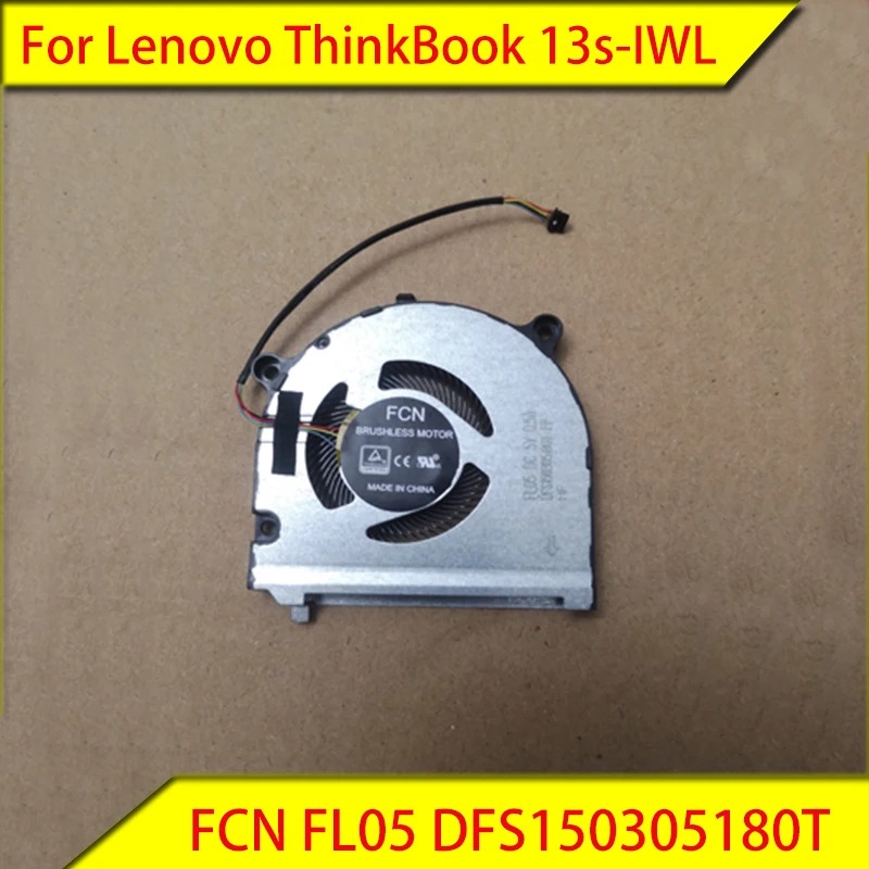 

Для Lenovo ThinkBook 13s-IWL охлаждающий вентилятор FCN FL05 DFS150305180T Новый