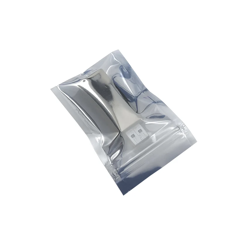 Small Anti Static ESD Shielding Zip Lock Packing Sample Bag Self Seal Button Battery Antistatic bag