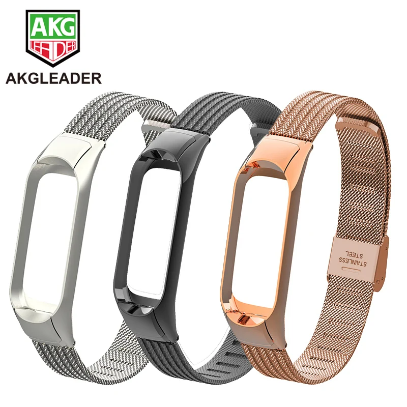 

Mi Band 3 4 5 6 Wrist Strap Metal Screwless Steel For Xiaomi Mi Band 2 Bracelet Miband 3Wristbands Pulseira Miband 4 Wrist Strap