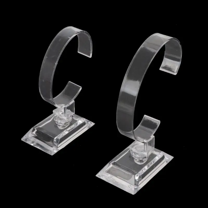 1Pc Clear Acrylic Bracelet Watch Display Holder Stand Rack Retail Shop Showcase Au03 21 Dropshipping