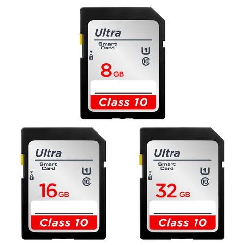 Imagen 2 del producto Tarjeta de memoria Flash para cámara SD, Clase 10, 128GB, 256GB, 512GB, 32GB, 64GB, U1, slr, U3, UHS-I, 16GB
