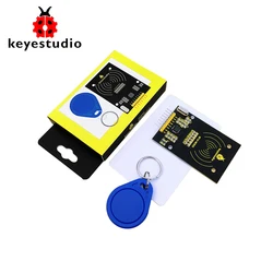 Keyestudio MFRC522 (Orginal Chip) Kit RFID Module+ IC Card + Key Rings  for Arduino UNO R3 MEGA 2560