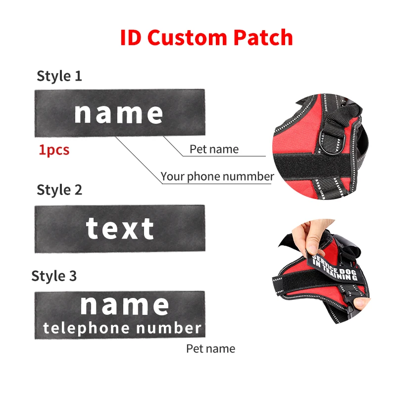 Dadugo Personalized Custom No-Pull Dog Harness Reflective Oxford Cloth Breathable Pet Harness For Dogs Dog Vest Dog Supplies