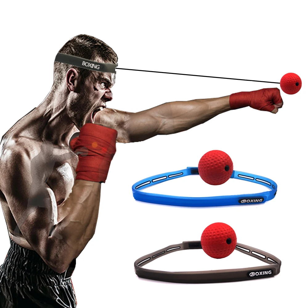 Boxing Reflex Speed Punch Ball Training Hand Eye Raising Reaction Hand Eye Training Gym Muay Thai Fitness Exercise Equipment