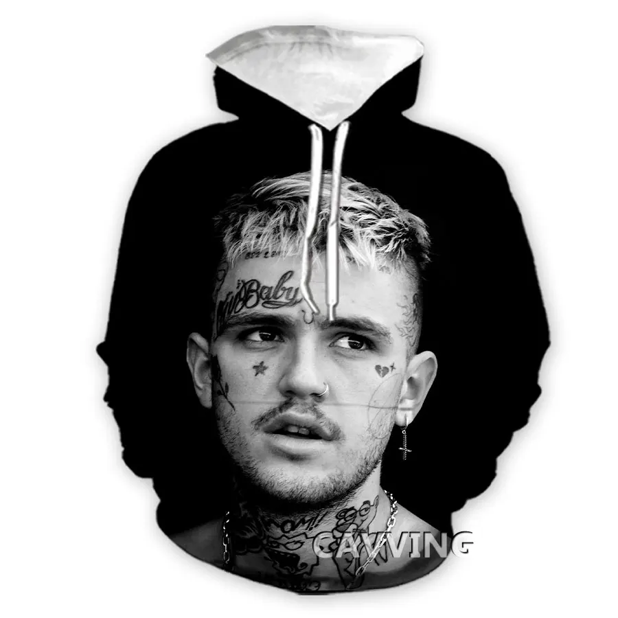 

CAVVING 3D Printed LIL PEEP Hoodies Hooded Sweatshirts Harajuku Tops Clothing for Women/men Man Hoodies