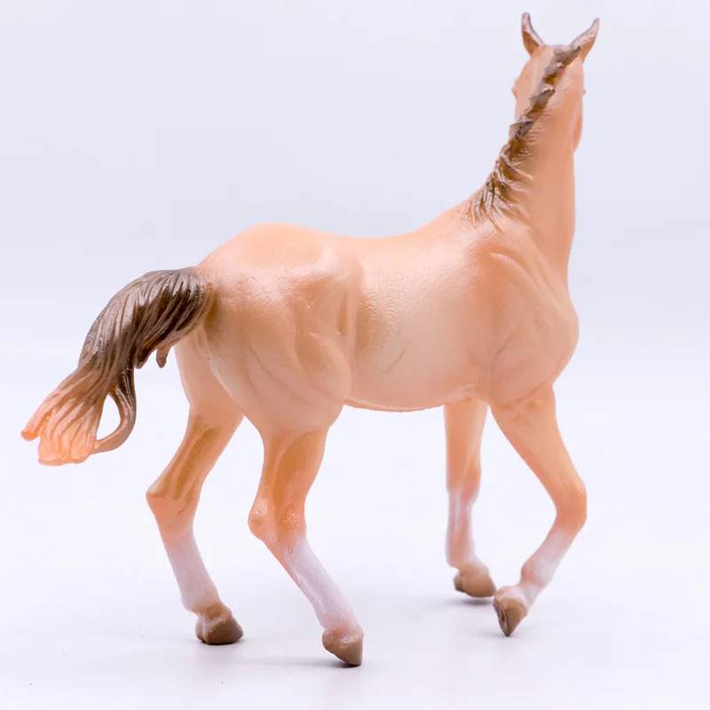 CollectA Cavallo Paese Fattoria Degli Animali Akhal-Teke Mare Perlino modello di Simulazione del Giocattolo Figura #88623