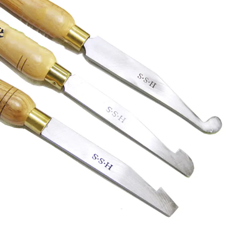HSS Woodworking Emptied knife Round & Square Head Scraper Woodturning Cutting Scrapers A2020 A2021 A2022 Wood Hollowing tool