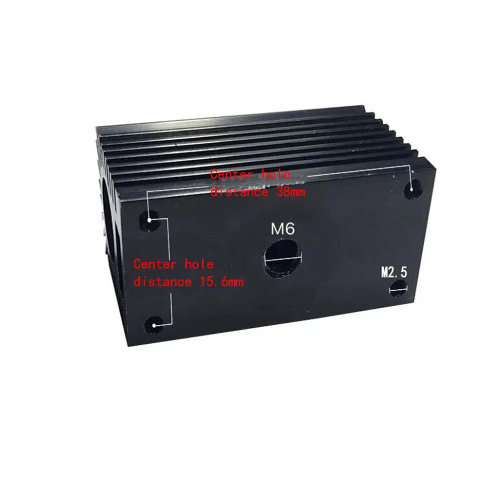 22mm * 45mm Aluminum Radiator Heat Sink Holder Brackets for 12mm Laser Module