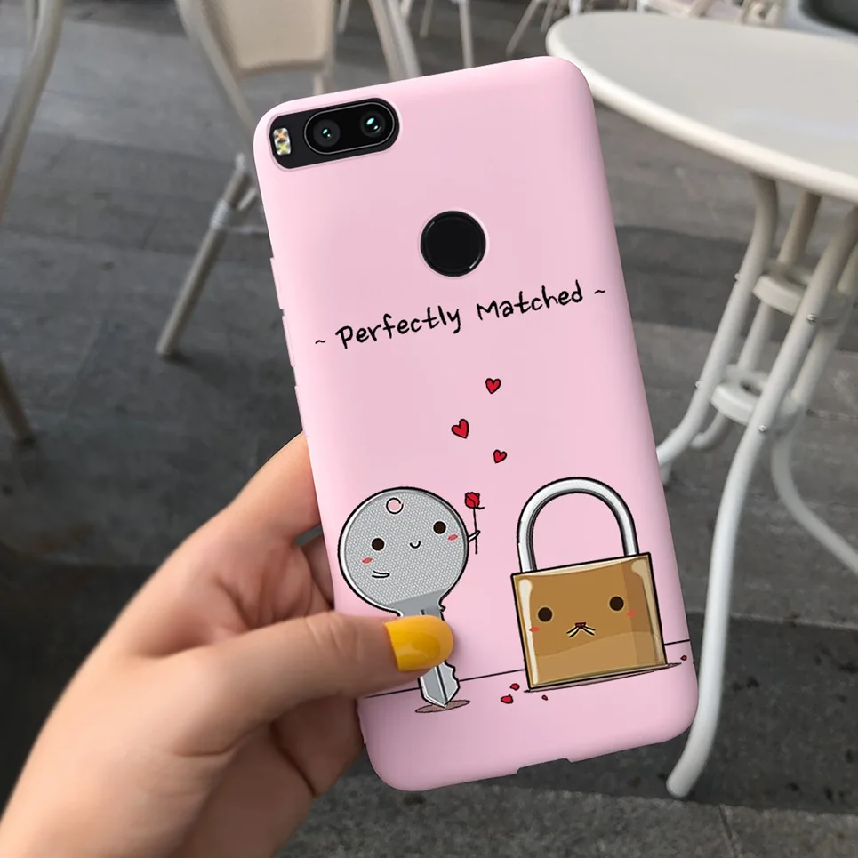 Patterned for case For Xiaomi Mi A1 Mi 5X Case Cover Flowers Butterfly Silicone Candy Cases For Xiomi Mia1 Mi5x MDG2 Soft Cover