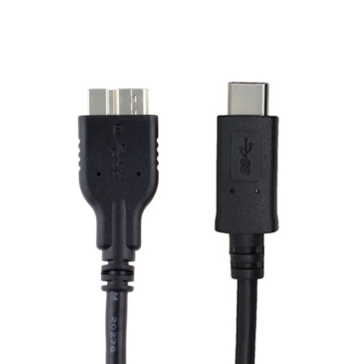 10CM Micro B USB C 3.0 kabel typu C do USB 3.0 Micro B złącze 5 gb/s zewnętrzny dysk twardy kabel do dysku twardego komputera