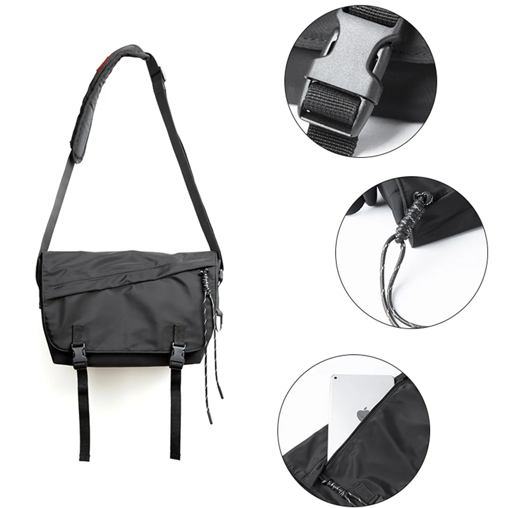 Men's Bags Short Trip Chest Bag Pack For 11' IPad Casual Crossbody Bags Waterproof Men Purse Oxford Business ShoulderBags