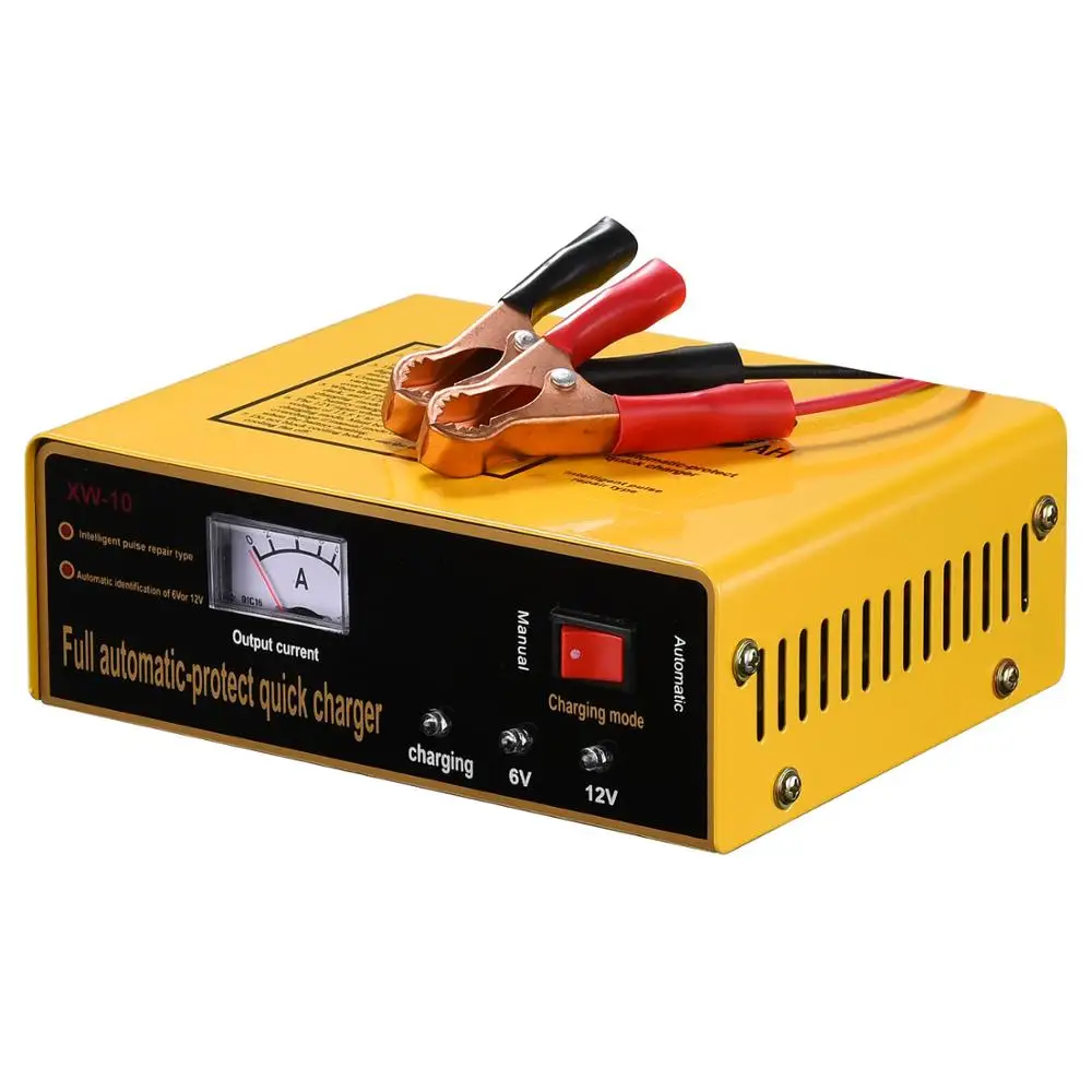 

220V 6V/12V 80AH Car Motorcycle Intelligent Battery Charger Full Automatic Negetive Pulse