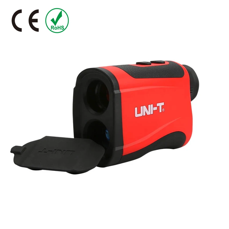 UNI-T 1500 متر hd طلاء جولف ليزر المدى مكتشف rangefinder من الصيد 1500 مللي أمبير بطارية ليثيوم ليزر المسافة