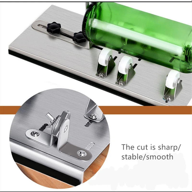 DIY Glass Bottle Cutter Machine major for Cutting Wine Beer Liquor Many Glass Bottles Complete Bundle for Handicraft Projects