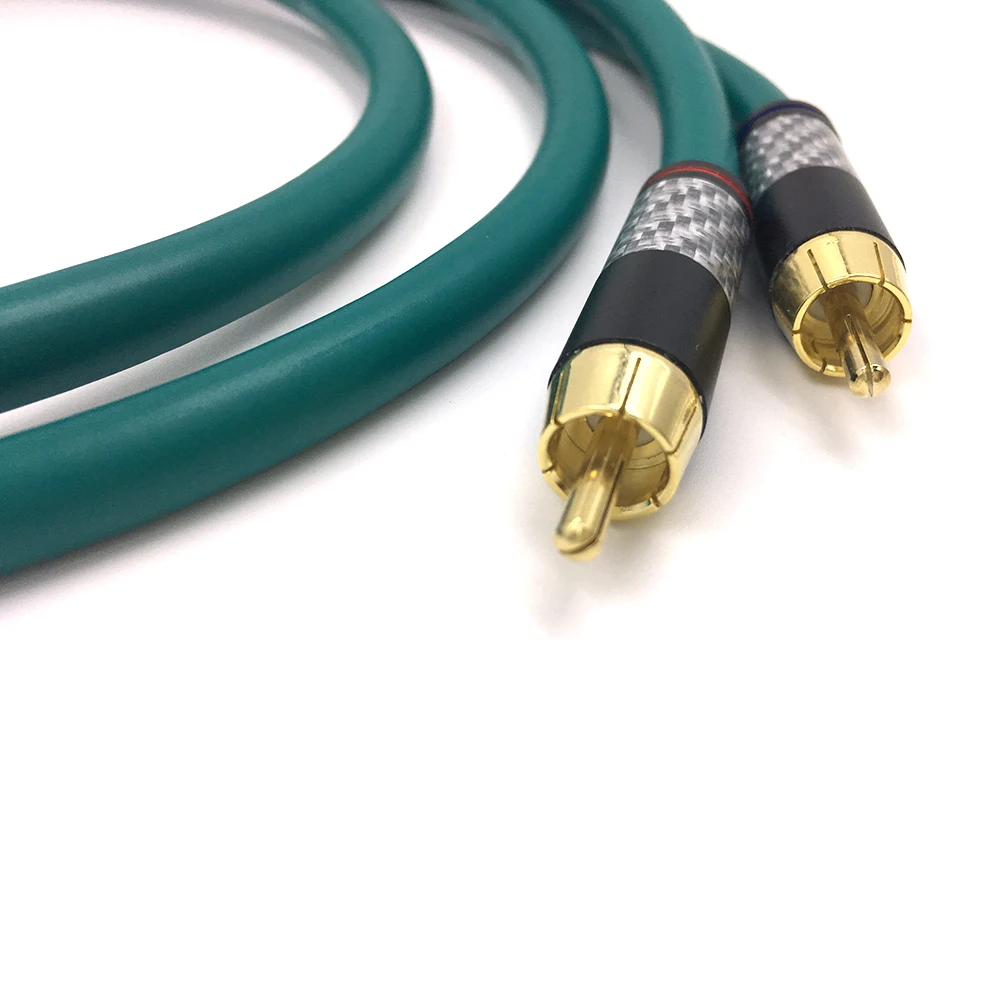 HIFI Type-3 كابل صوت RCA مطلي بالذهب HIFI مزدوج RCA كابل إشارة الصوت Rca الراقية Corld لـ CARDAS CROSS