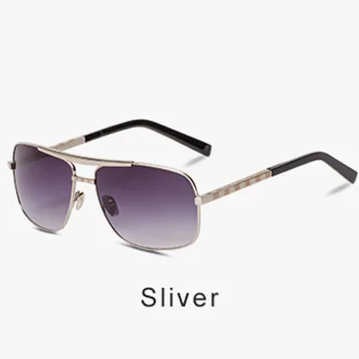 Vintage Vierkante Mannen Zonnebril Bruin 2026 Luxe Merk Retro Klassieke Zonnebril Voor Man UV400 Oculos De Sol Masculino Groothandel