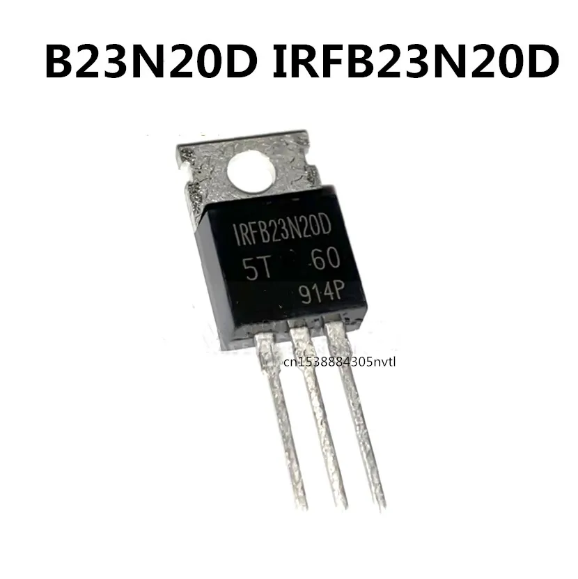 Original 10Pcs/B23N20D IRFB23N20D TO-220 200V 24A