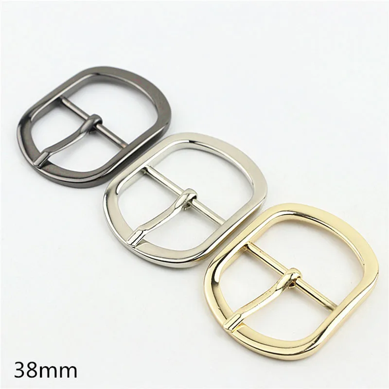 30pcs 12/15/20/25/32/38mm Bag Strap Buckles Metal Belt Pin Buckles Handbag Webbing Clasp DIY Leather Crafts Sewing Accessories