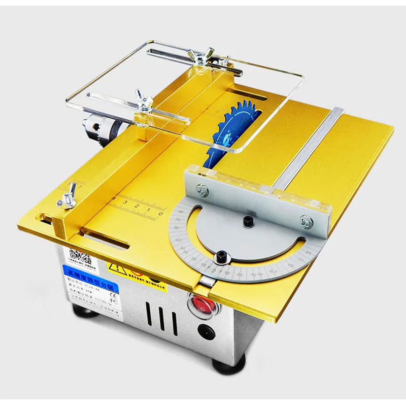 Imagem -04 - Multifuncional Profissional Mini Máquina de Corte para Trabalhar Madeira Polimento e Baixo Consumo de Energia Pequena Serra de Mesa Elevador 29 mm