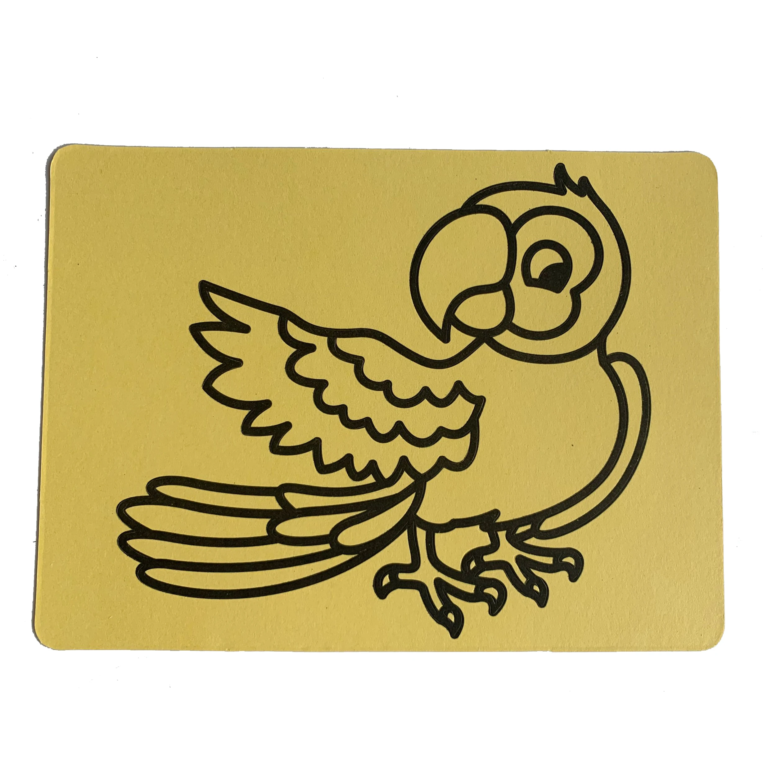 10PCS random designs mixed A5 cards for Color Sand art 15.5x20.5cm diy sand art sticker card