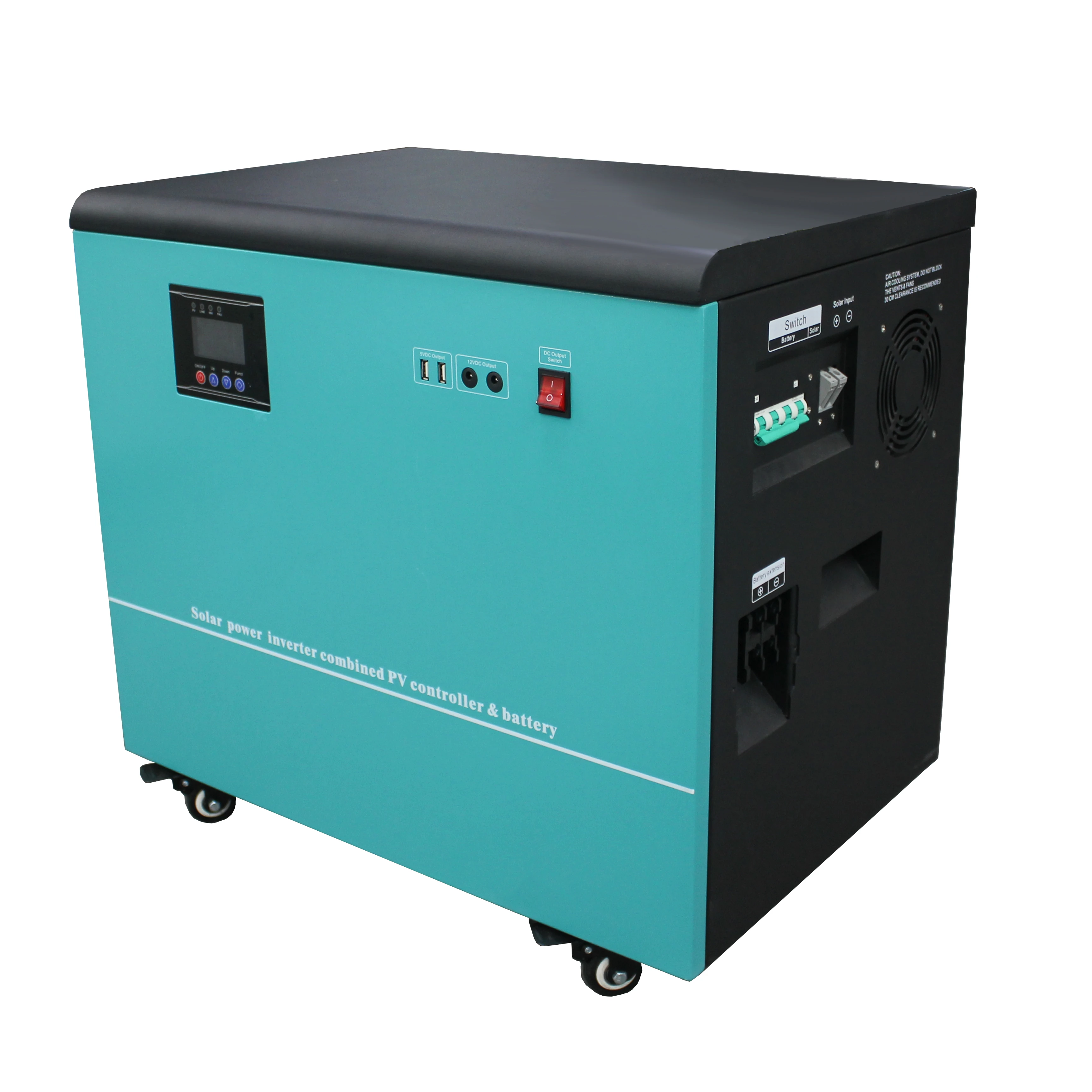 Batería de generador Solar portátil, 6000w, 110v, 220v, CA, 6210wh, con iones de litio