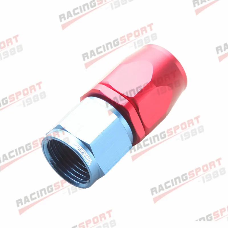 ADLERSPEED Aluminium AN Fittings Adapter Oil Fuel Reusable Fitting Hose End Straight AN4/6/8/10/12/16/20 Fuel/Swivel Hose