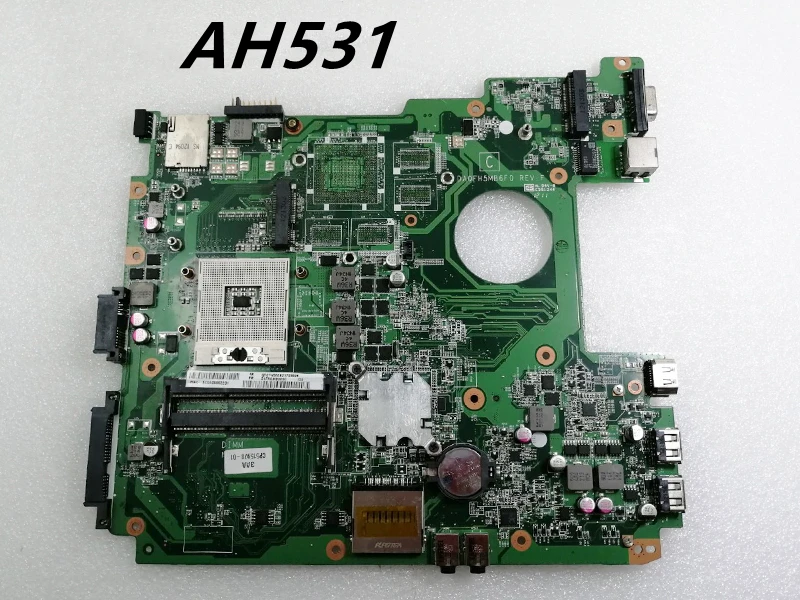 

DAFH5AMB8F0 DA0FH5MB6F0 DA0FH5MB6E1 For Fujitsu Lifebook AH531 Laptop motherboard CP515974-01 HM65 DDR3 UMA/GT525M 1GB Mainboard