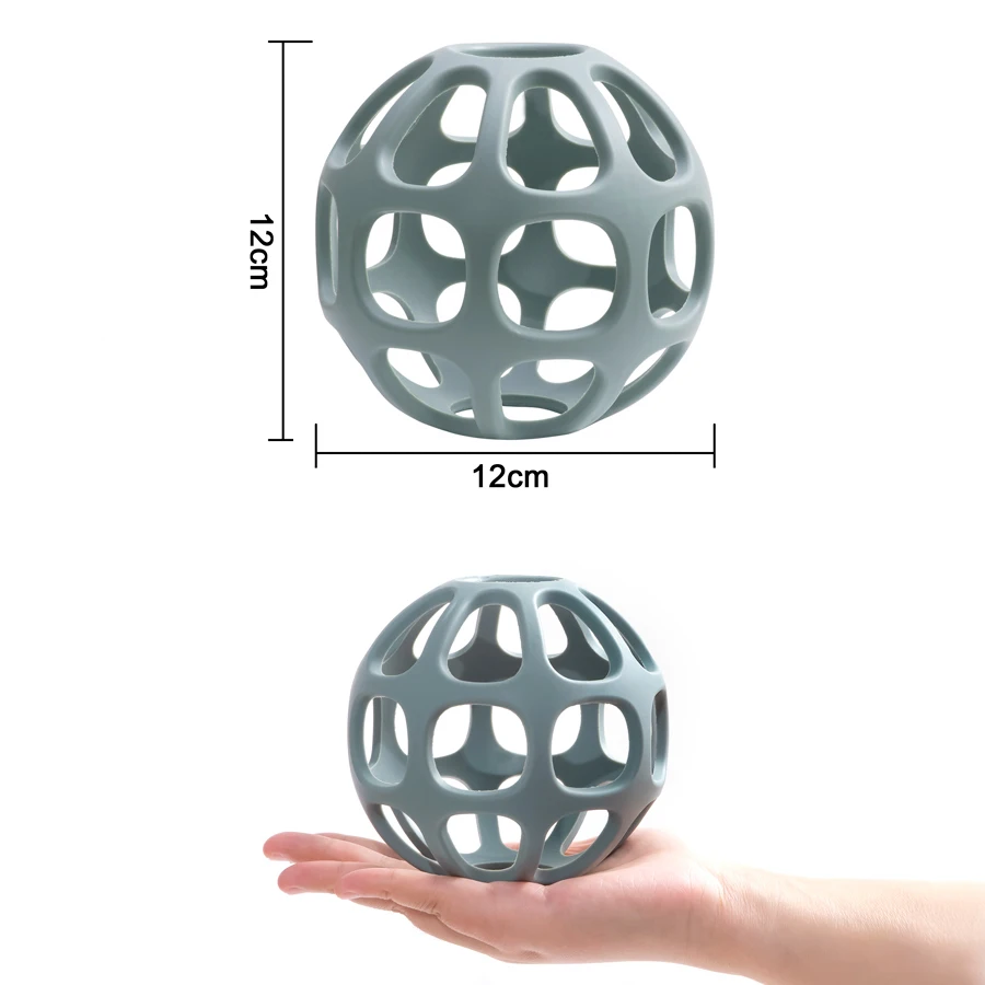 Новинка, силиконовые игрушки-грызунки для детей с большим шариком, креативные игрушки для детей-прорезывателей, игрушки для жевания в помещении,