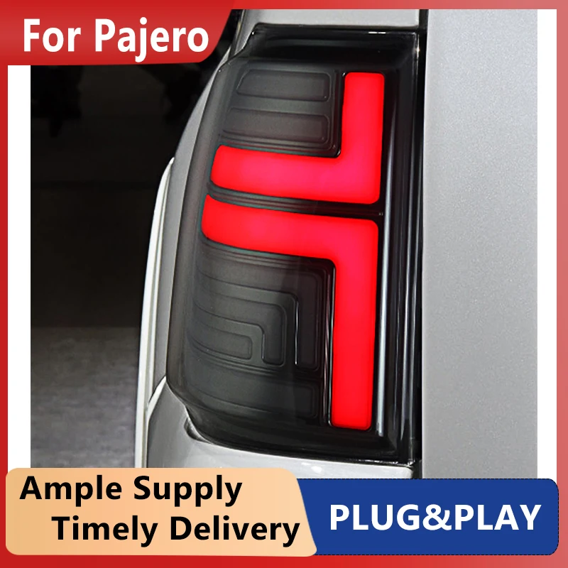 

Car Goods Tail Light For Pajero v93 v97 2006-2020 Taillights Rear Lamp LED Signal Reversing Parking Lights