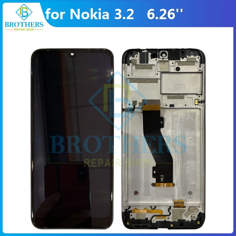 LCD Screen for Nokia 3.2 LCD Display for Nokia TA-1156 TA-1159 TA-1164 LCD Assembly Touch Screen Digitizer Phone PartS Tested