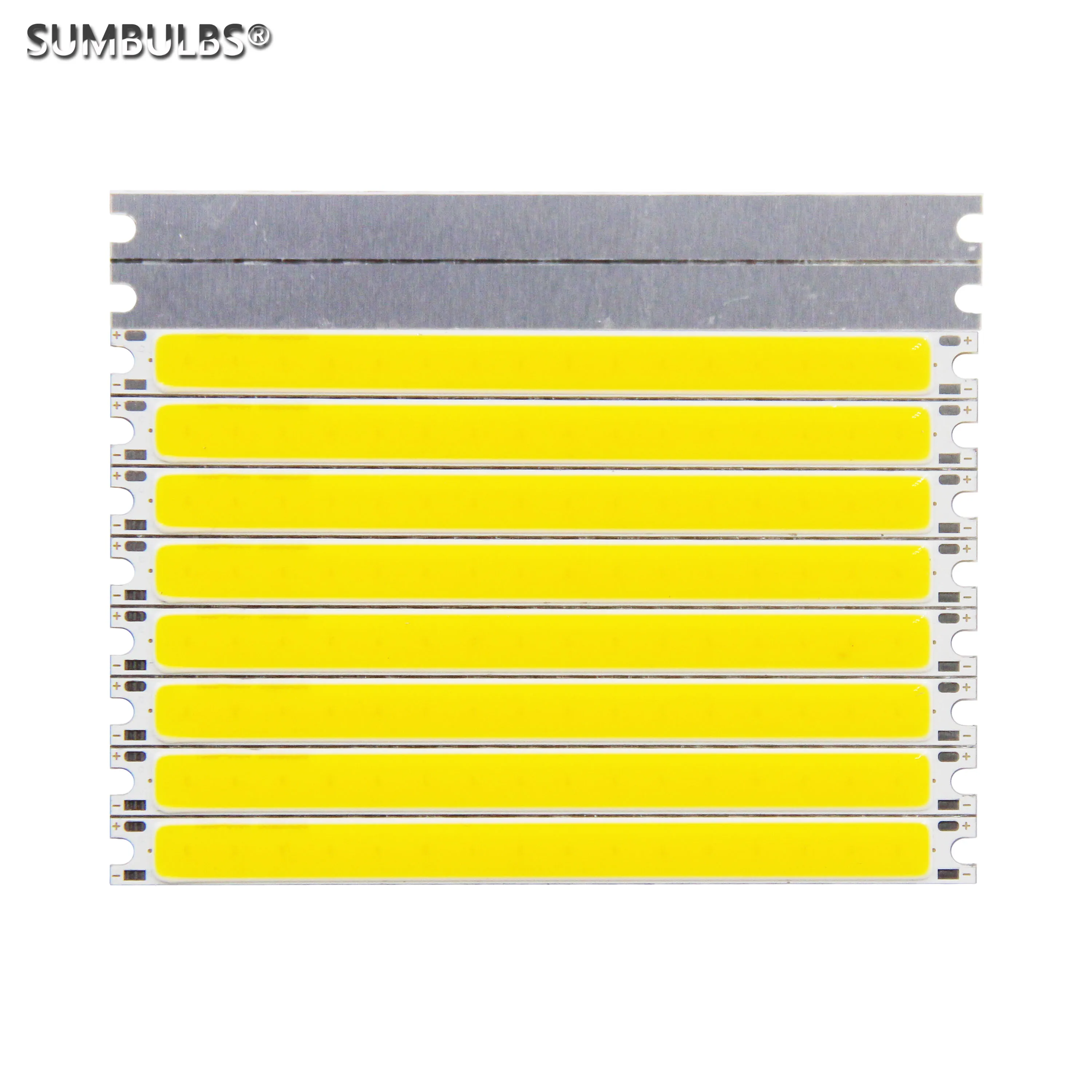 Sumbulbs-cob ledストリップ電球,5w dc 12v,ウォーム/ピュアホワイト,日曜大工,100 500lm,x 8mm