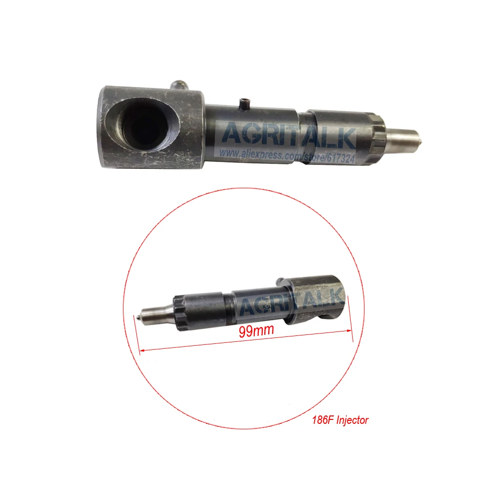 The injector for Kama or Kipor series 170F /173F / 178F / 186F / 186FA / 188F / 190 / 192 engine, part number: