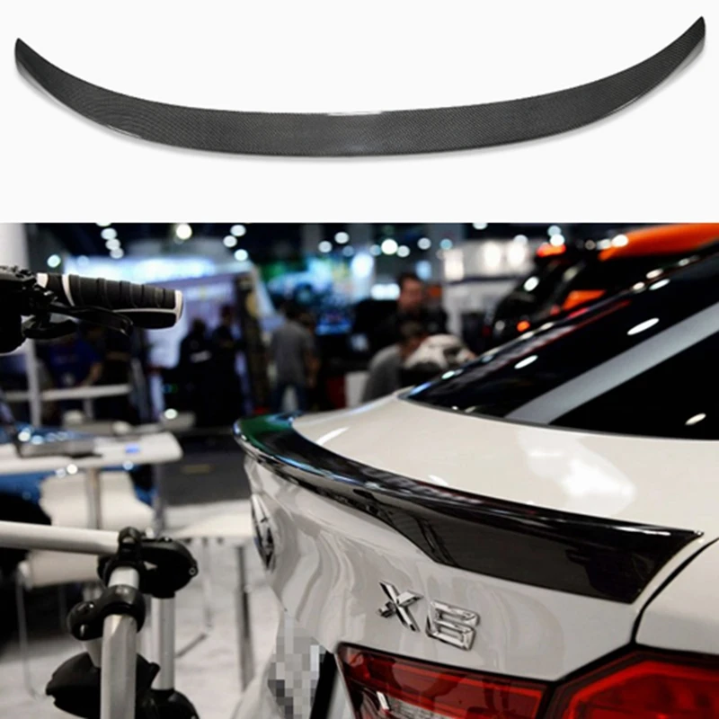 

For BMW X6 F16 Spoiler Carbon Fiber Material 2015 2016 2017 X6 Carbon Spoiler M Performance Style carbon wings car styling