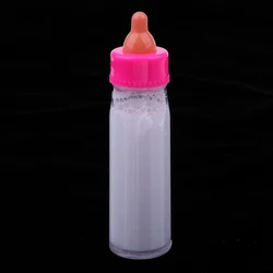 Newborn Baby Doll Magic Feeding Bottle Reborn Milk Bottle with Pacifier Disappearing Fake Drinking Bottle (Single Bottle)