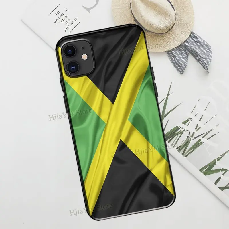 Jamaica Flag Case For iPhone 11 14 13 Pro Max SE 2020 6S 8 7 Plus X XR XS Max 12 Pro Max mini Phone Cover