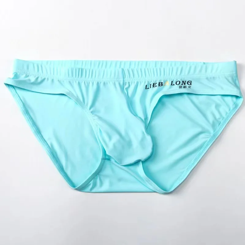 Unterwäsche Briefs Ausbuchtung Großen Penis Pouch sexi für jungen Elefanten Nase Sexy Nahtlose Eis Seide Herren Männlichen Höschen Low Rise unterhose