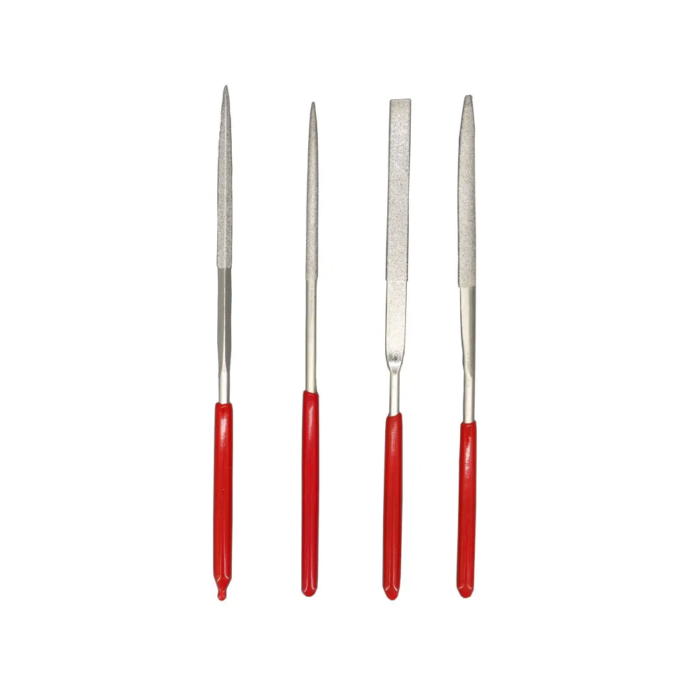 4PCS Diamond Mini Needle File Set Handy Tools Ceramic Crafts DIY Wood Rasp File Needle Jewelry Polishing Carving Diamond File