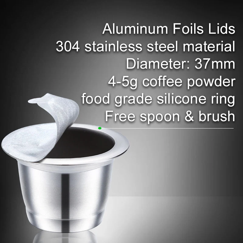 Aksesori Kopi Set Cangkir Espresso Mesin Kopi Nespresso Filter Kopi Mesh Yang Dapat Digunakan Kembali