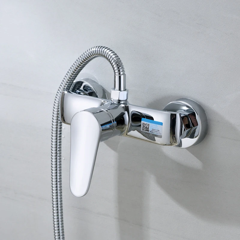 

Wall Mounted Bathroom Shower Faucet Water Control Valve Mixing Valve Bathtub Faucet Single Handle Cold and Hot Water Mixer Tap